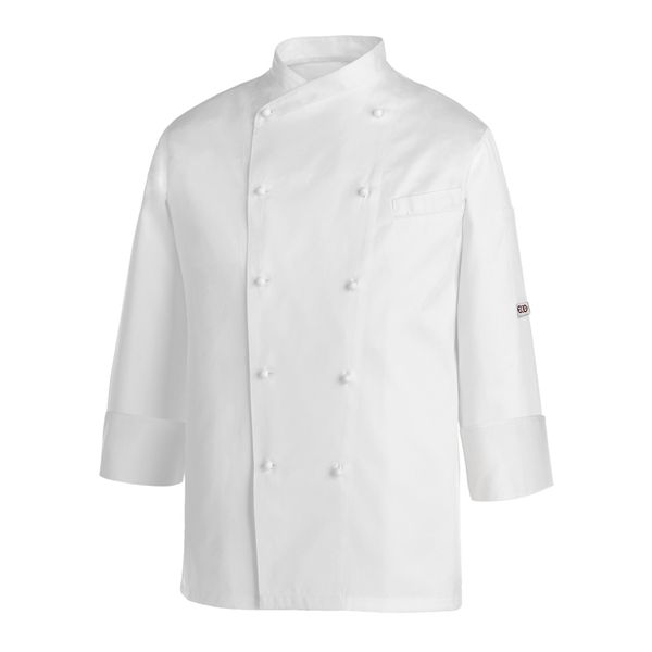 SA Chef Jacket Executive with White Pipping - Long Sleeve Mila Kitchen Tel:0592031234