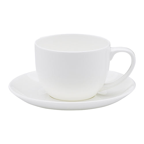 Mila Tea Cup and Saucer White Mila Kitchen Ghana (www.milakitchen.com)