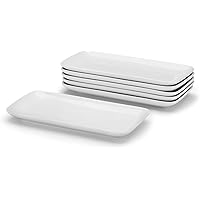 White Rectangular Serving Platter Mila Kitchen Ghana (www.milakitchen.com)