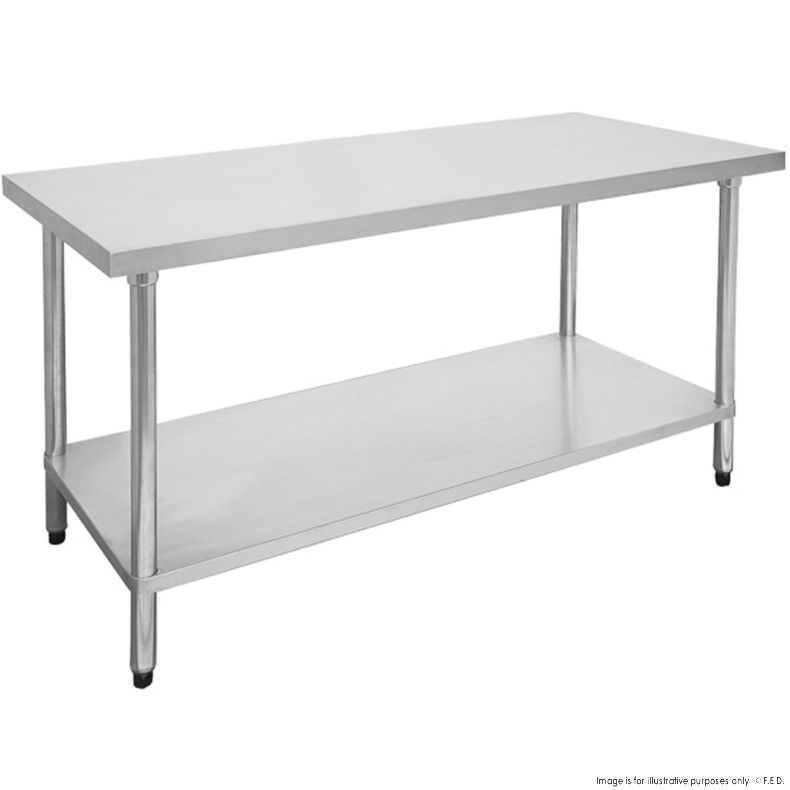 1500mm / 150cm Stainless Steel Table with Shelf Mila Kitchen Ghana (www.milakitchen.com)