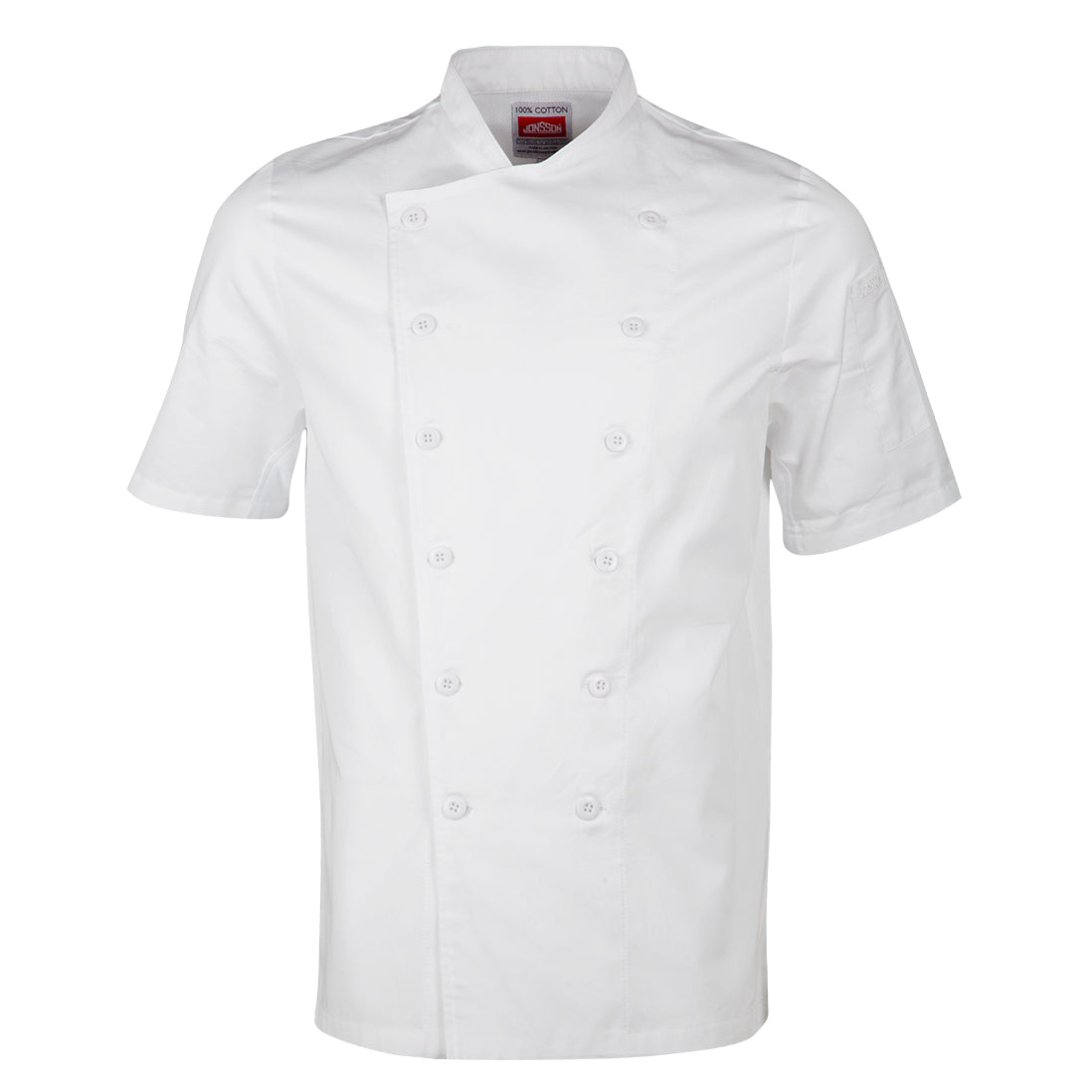 Mila Chef Jacket - Short Sleeve -White Mila Kitchen Tel:0592031234