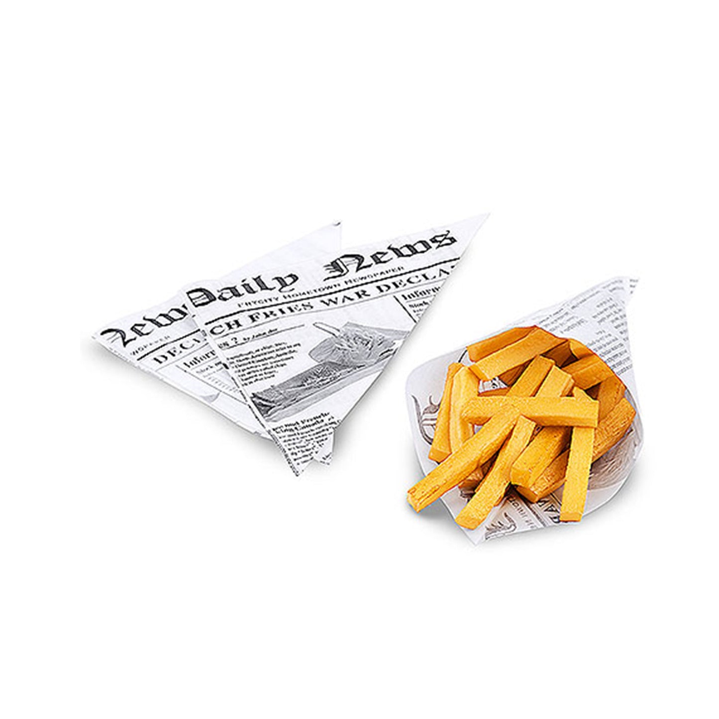 Grease Proof Paper Cones 32.5x 23 x 23cm - 300pcs greaseproof paper Mila Kitchen Ghana (www.milakitchen.com)