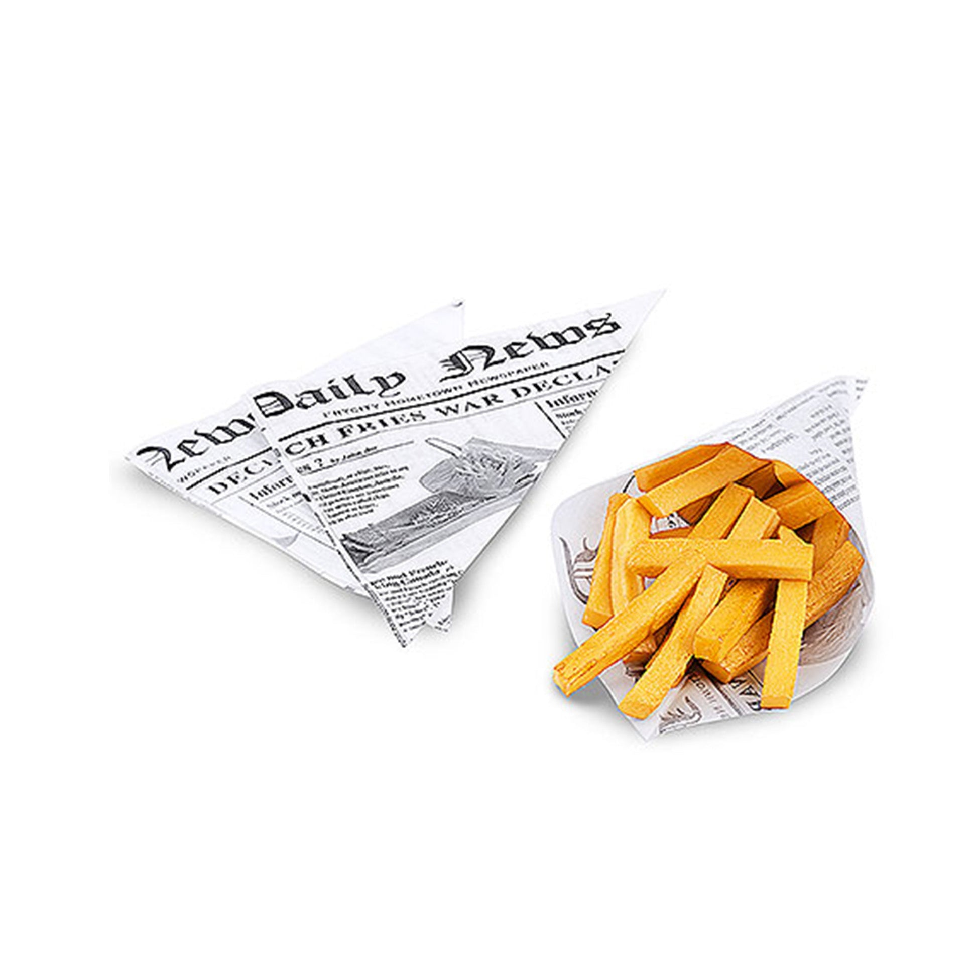 Grease Proof Paper Cones 32.5x 23 x 23cm - 300pcs greaseproof paper Mila Kitchen Ghana (www.milakitchen.com)