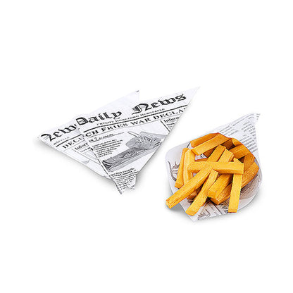 Grease Proof Paper Cones 32.5x 23 x 23cm - 300pcs greaseproof paper Mila Kitchen Ghana (www.milakitchen.com)