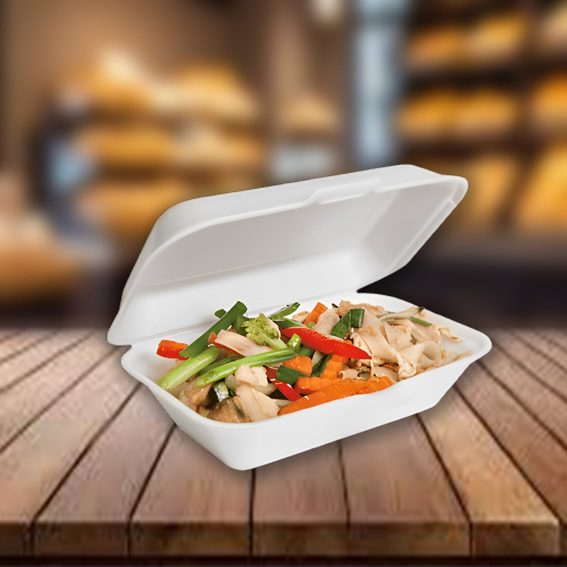 Styrofoam Food / Takeaway Pack Small Mila Kitchen Ghana (www.milakitchen.com)