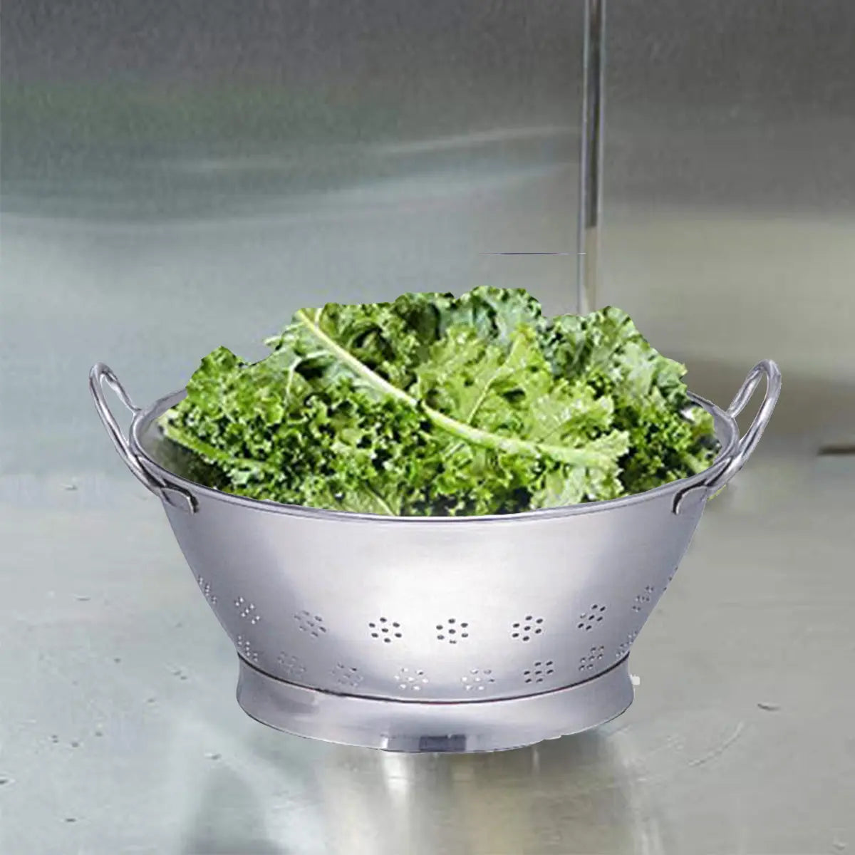 Colander Stainless Steel Extra Heavy Duty Mila Kitchen Ghana (www.milakitchen.com)
