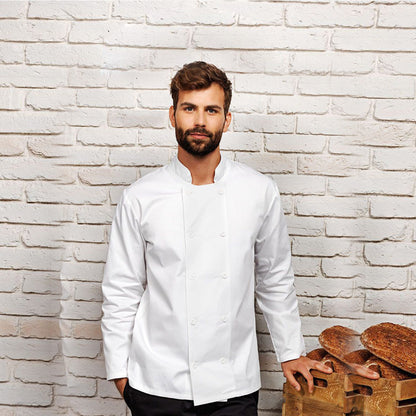 SA Chef Jacket - Long Sleeve -White Mila Kitchen Tel:0592031234