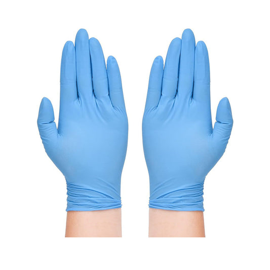 Disposable Blue Gloves - Vinyl (100pcs) - Powder Free Mila Kitchen Ghana (www.milakitchen.com)
