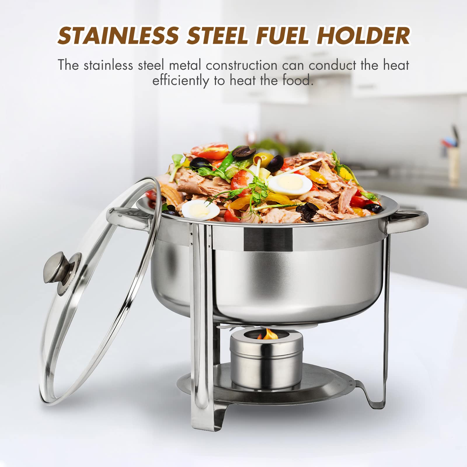 Chafing Dish- Burner Holder(S/Steel) Mila Kitchen Ghana (www.milakitchen.com)