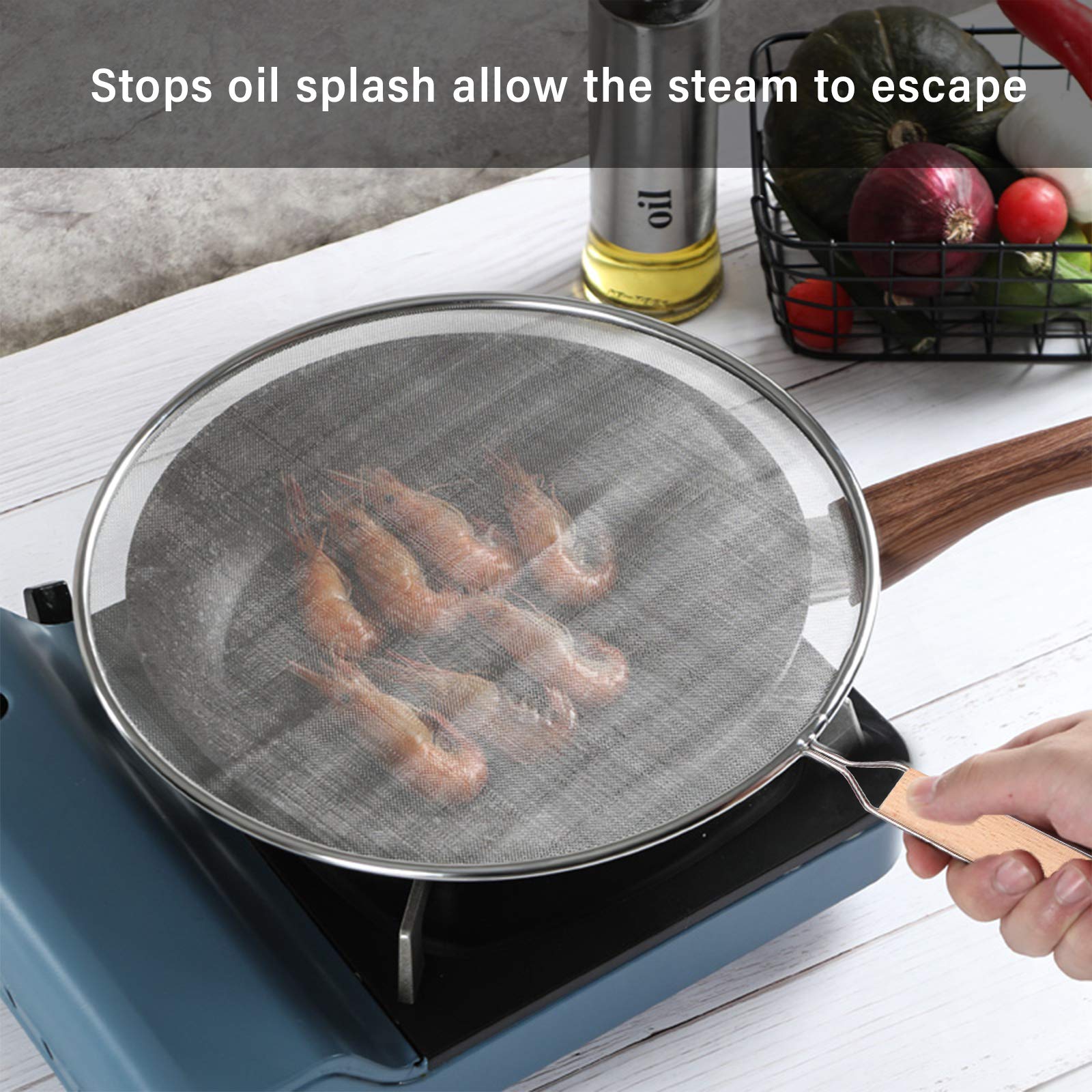 Oil Splatter Screen Mila Kitchen Ghana (www.milakitchen.com)