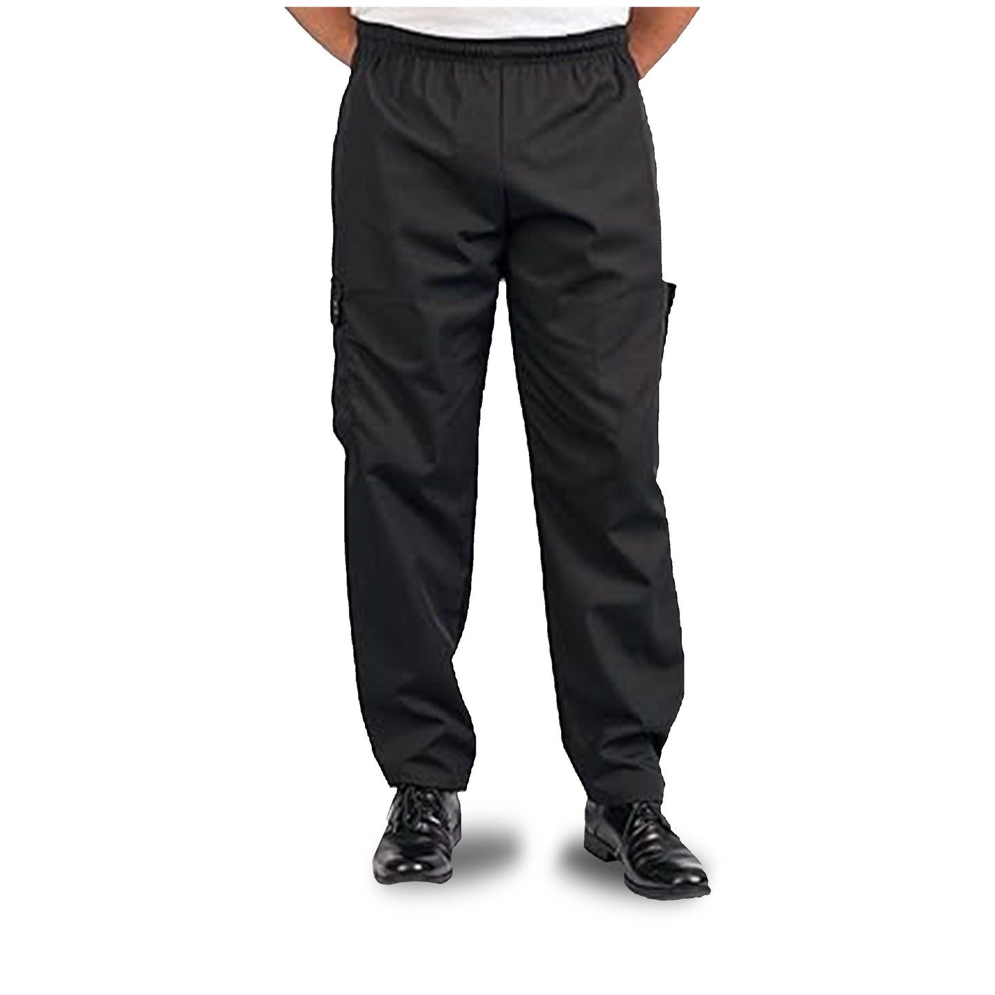 SA Chef Trousers - Black Cargo Mila Kitchen Ghana (www.milakitchen.com)