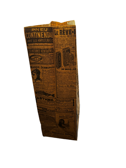 Bags Without Handles "Times" 80G/M2  25+15x43,5 cm Natural Kraft Mila Kitchenware and Equipment Limited