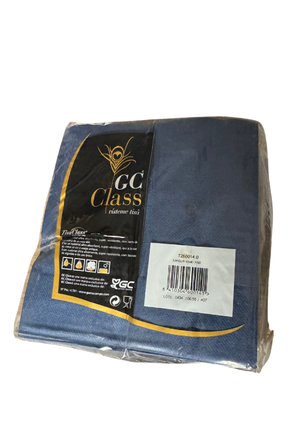 Luxury Tissue Dark Blue 40x40 (50pcs x pack) Mila Kitchenware and Equipment Limited