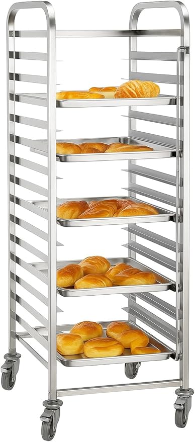 24 Tier Aluminium Baking / Foodservice Trolley Mila Kitchenware and Equipment Limited