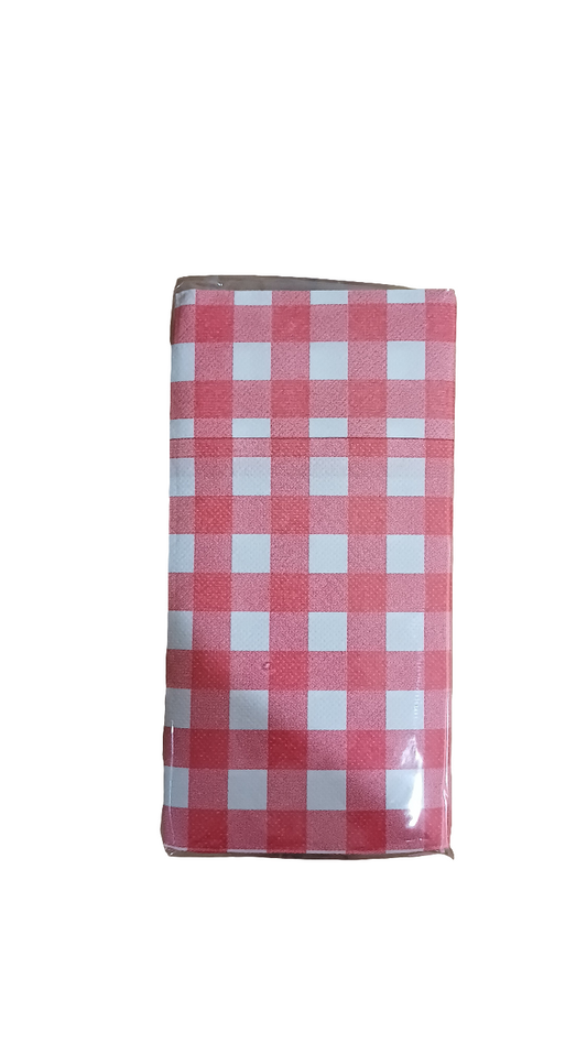 Kangaroo 40x40 Red and White like Napkin Tissue (30pcs per pack) Mila Kitchenware and Equipment Limited