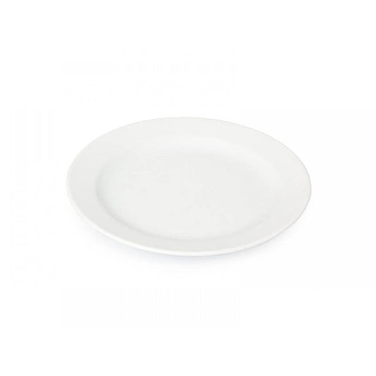 Side Plate - White 20cm / 8 inches Mila Kitchen Ghana (www.milakitchen.com)
