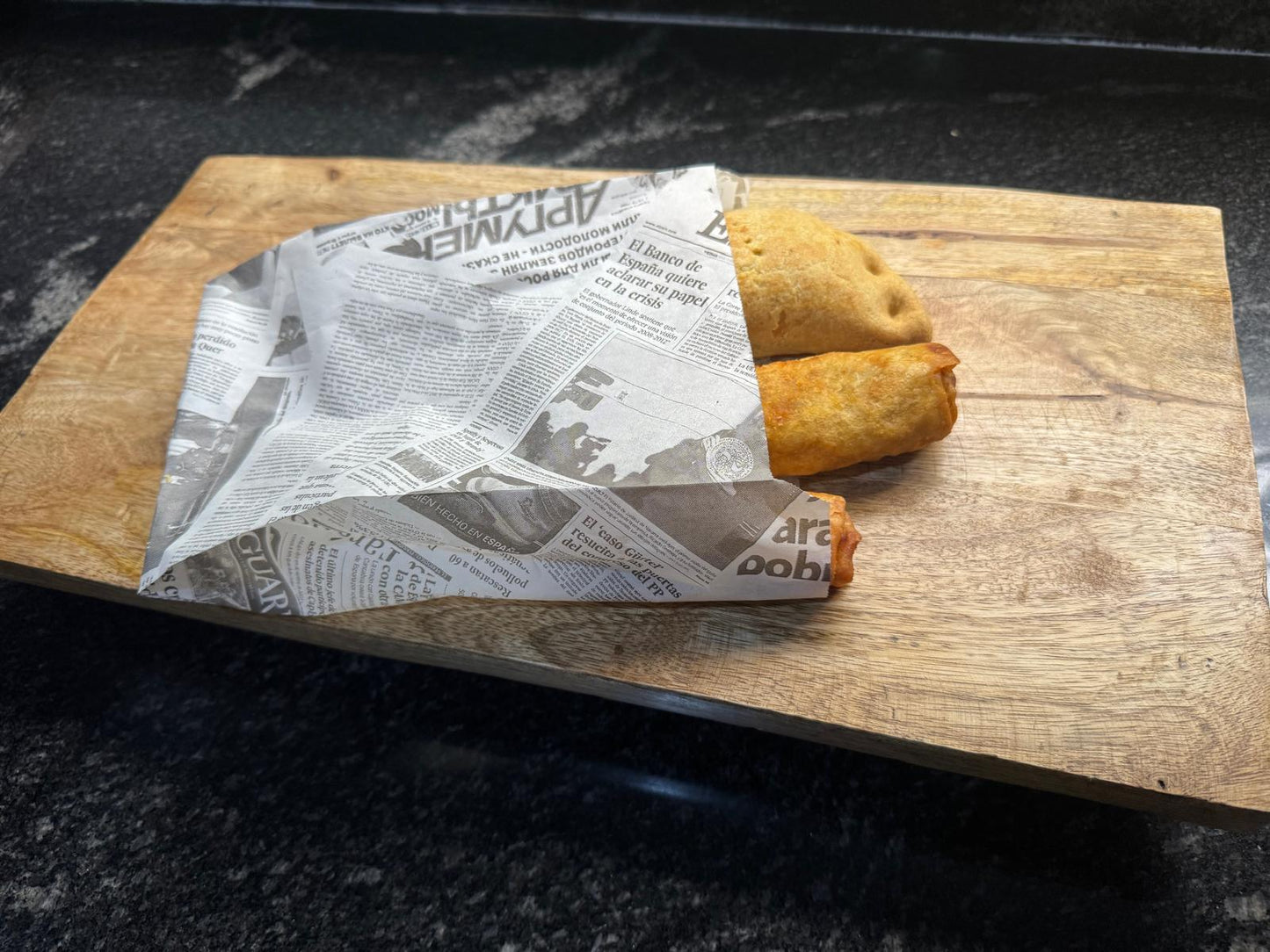 Newspaper Pie Grease Proof Bag 14+7X24cm (125pcs per pack)greaseproof paper Mila Kitchenware and Equipment Limited