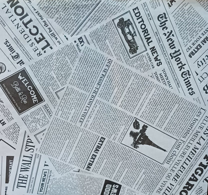 30x30 White News paper (1,000pcs per pack) grease proof paper Mila Kitchenware and Equipment Limited