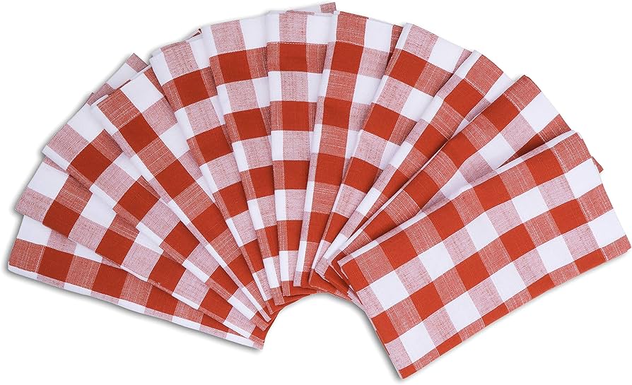 Kangaroo 40x40 Red and White like Napkin Tissue (30pcs per pack) Mila Kitchenware and Equipment Limited