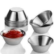 Stainless Steel Sauce Cup 1.5oz Mila Kitchen Ghana (www.milakitchen.com)