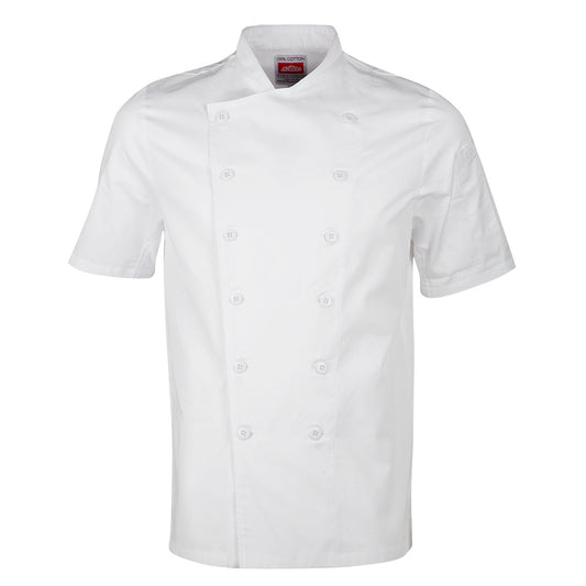 Mila Chef Jacket - Short Sleeve -White Mila Kitchen Tel:0592031234
